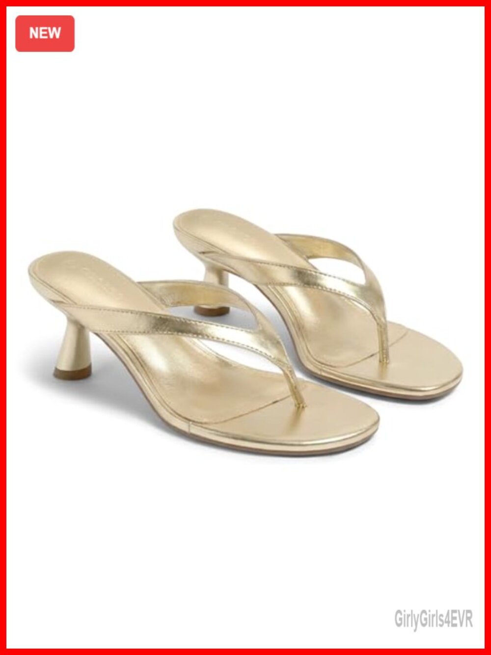 Kitten Low Heels Open Toe Thong Slide Sandals Faux Leather Summer Dress Shoes